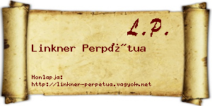 Linkner Perpétua névjegykártya